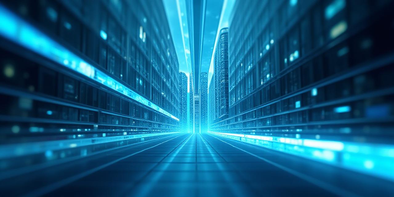 Abstract digital security and data protection visual